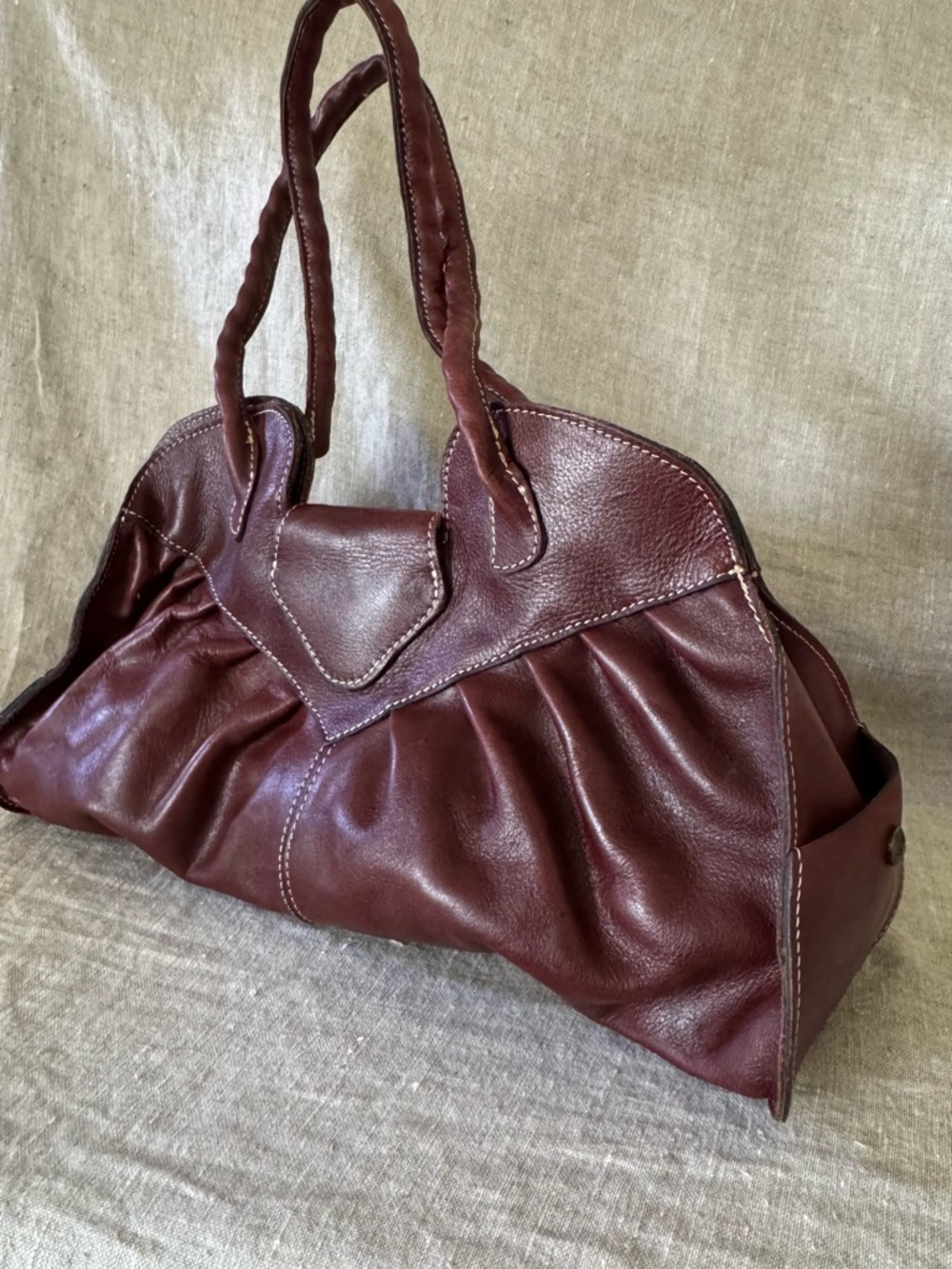 Patricia Nash Lione Leather Satchel - Picture 3 of 8
